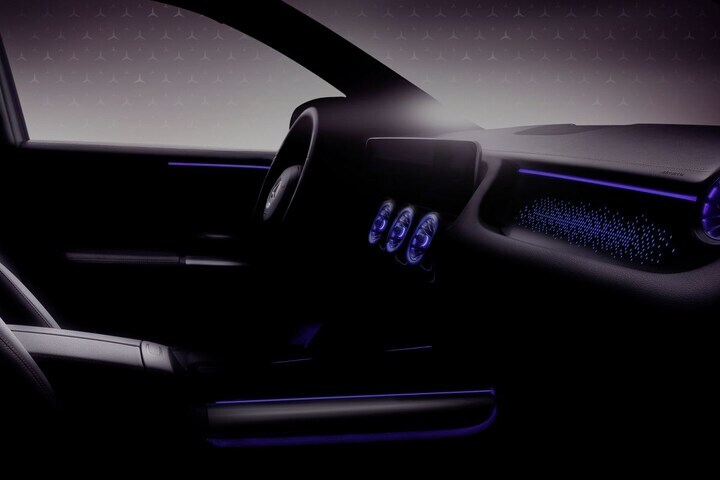 Mercedes EQA dashboard
