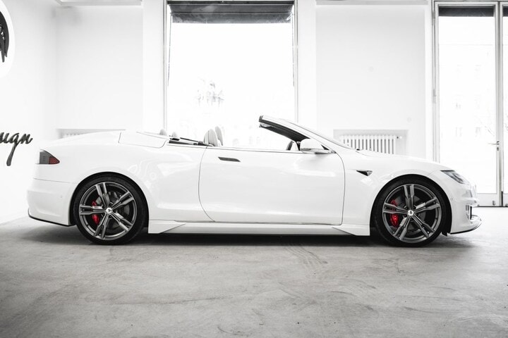 Tesla Model S cabrio
