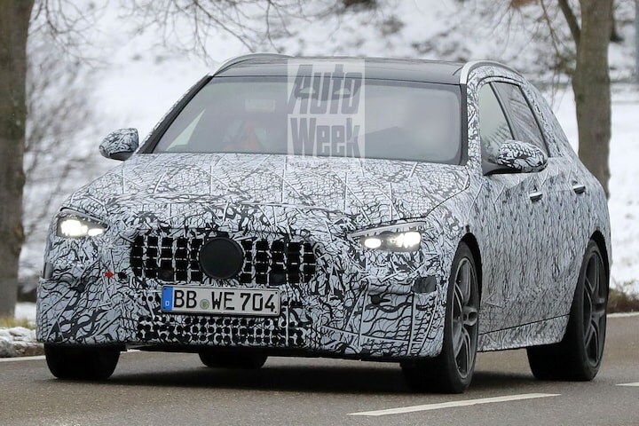 Mercedes-Benz C43 Estate spyshots