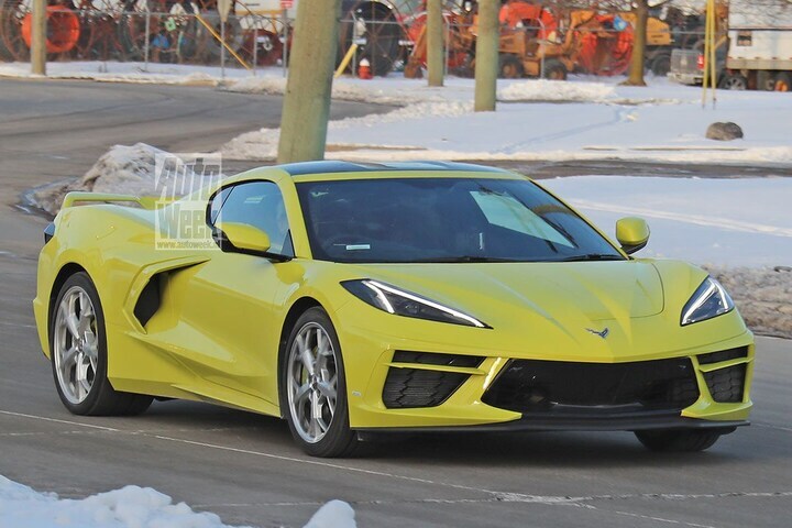 Chevrolet Corvette Stingray Coupé RHD spyshots