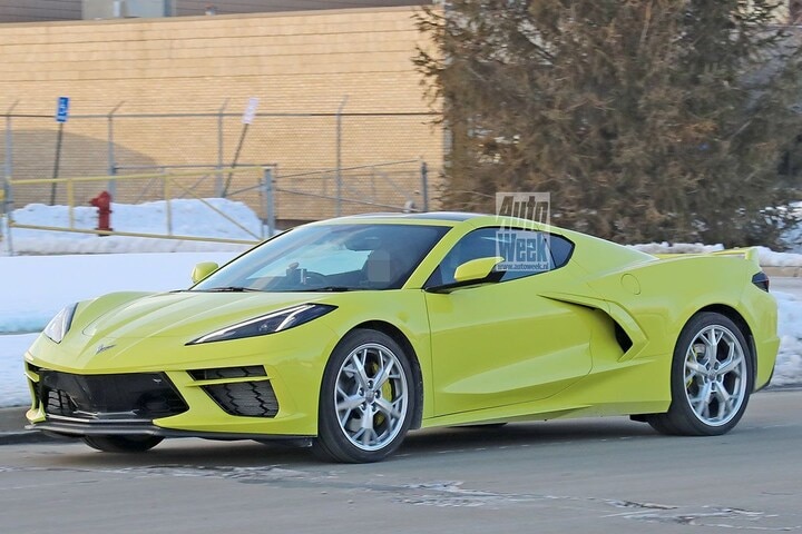 Chevrolet Corvette Stingray Coupé RHD spyshots