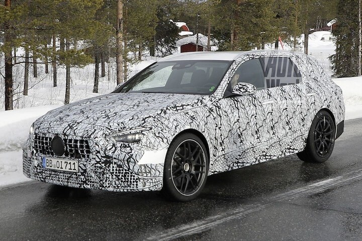 Mercedes-AMG C 63 spyshots