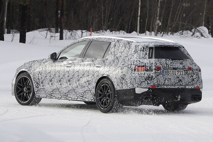 Mercedes-AMG C 63 spyshots