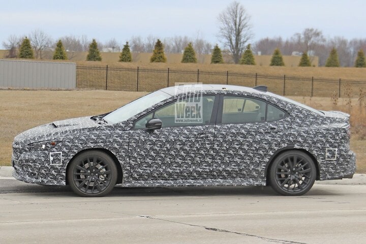 Spyshots Subaru WRX