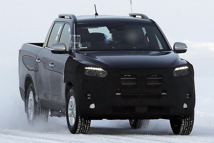 Spyshots SsangYong Musso facelift
