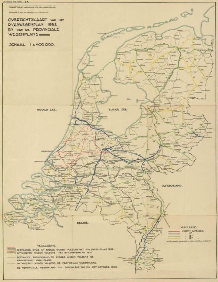 De eerste Nederlandse autosnelwegen