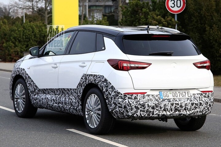 Spyshots Opel Grandland X Facelift