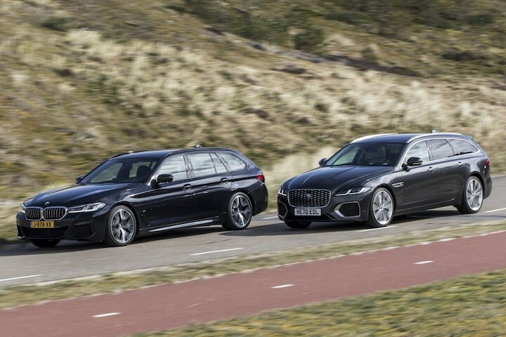 BMW 5-serie vs. Jaguar XF