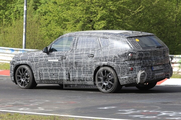 BMW X8 spyshots