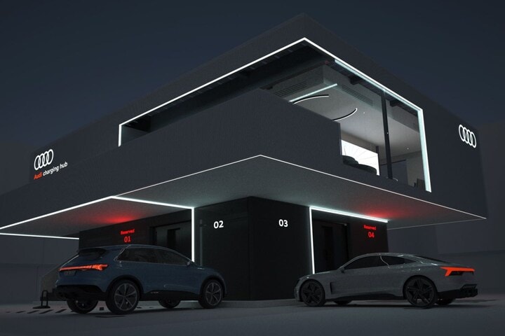 Audi charging hub