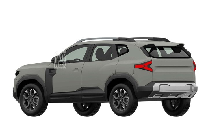 Patentplaten Dacia Bigster