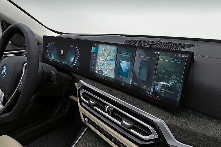 Interieur BMW i4 (gelekt)
