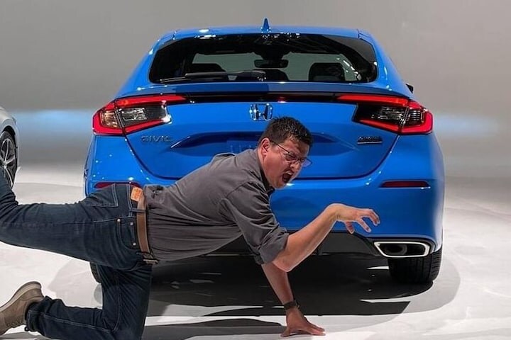 Honda Civic hatchback gelekt