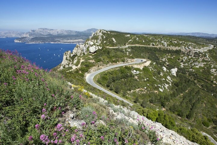 Rit naar Côte d'Azur Peugeot 404 cabrio