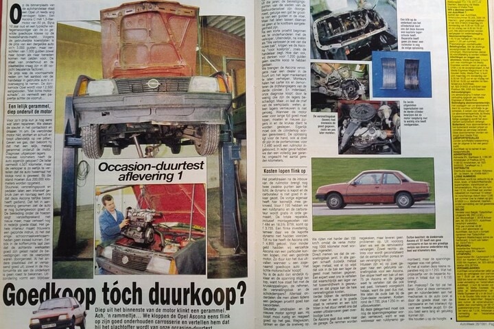 Opel Ascona Oude Doos