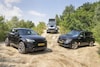 Jeep Wrangler, Range Rover Evoque, Kia Sorento