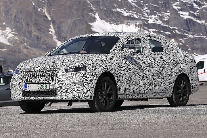 Spyshots Skoda 'Slavia'