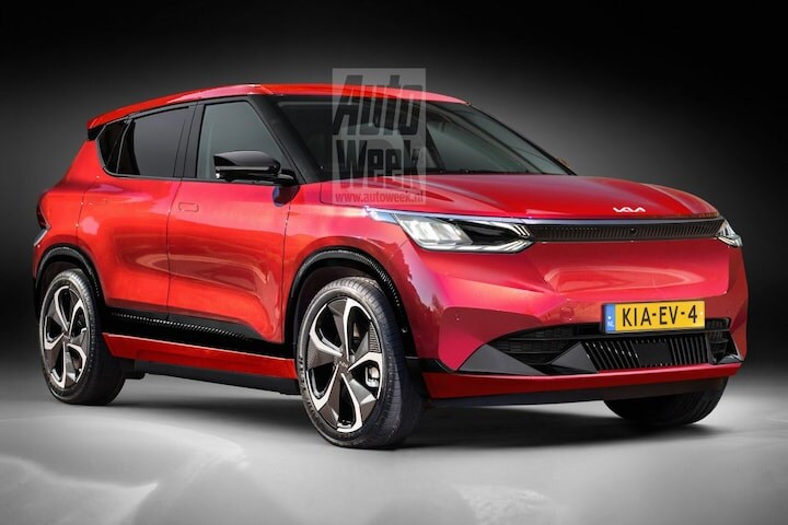 Kia EV4 (illustratie Andrei Avarvarii)