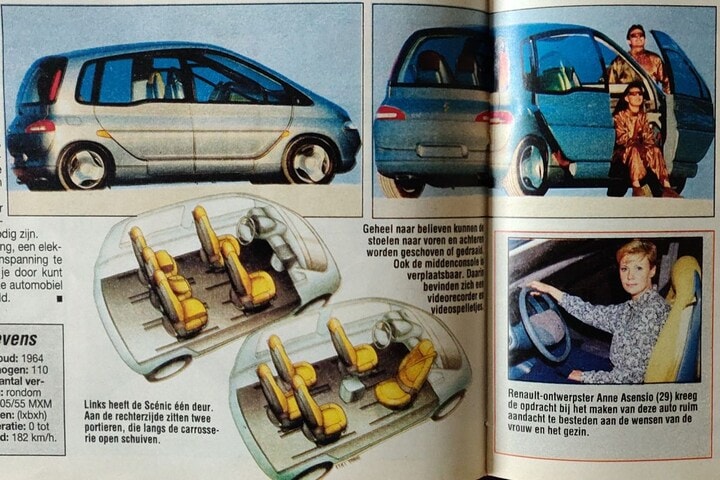 Renault Scénic vooruitblik 1991