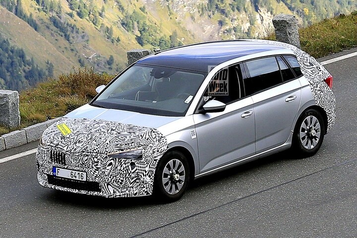 Spyshots Skoda Scala facelift