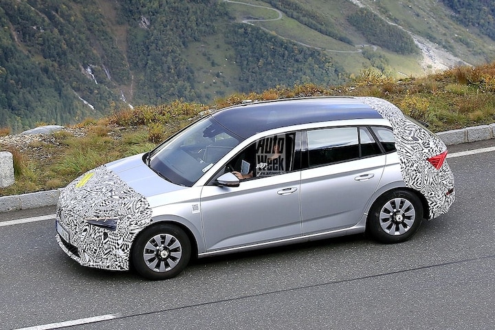 Spyshots Skoda Scala facelift