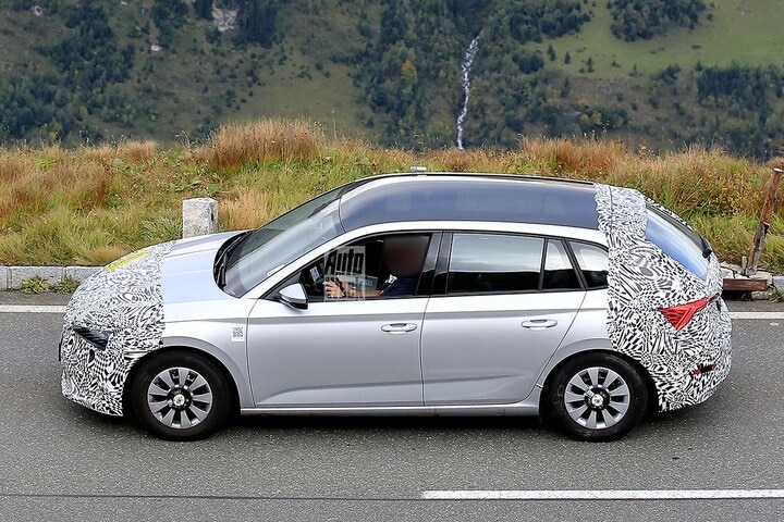 Spyshots Skoda Scala facelift
