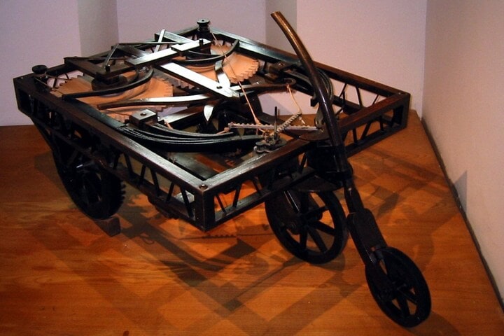 Leonardo Da Vinci de vluchtstrook