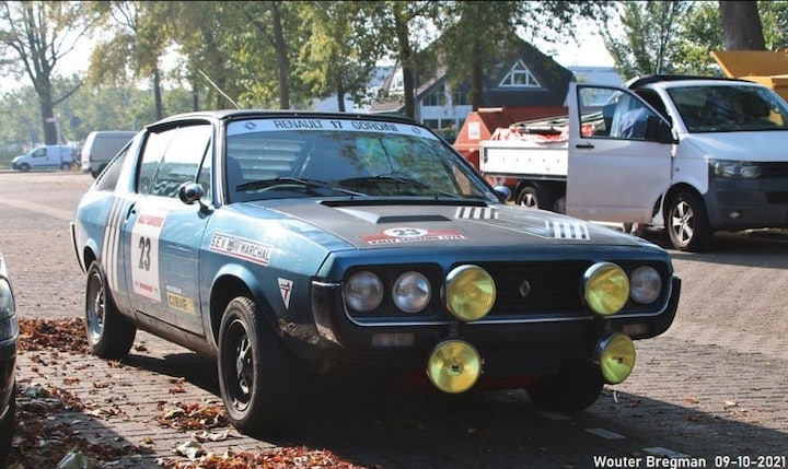 Renault 17 Gordini in het wild