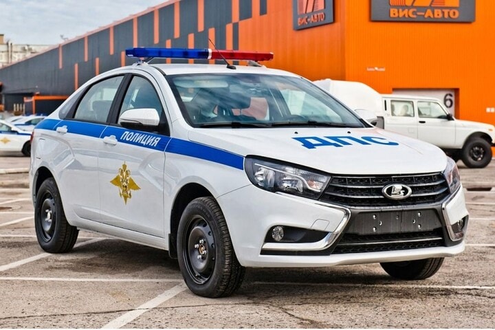 Lada Vesta politie Rusland