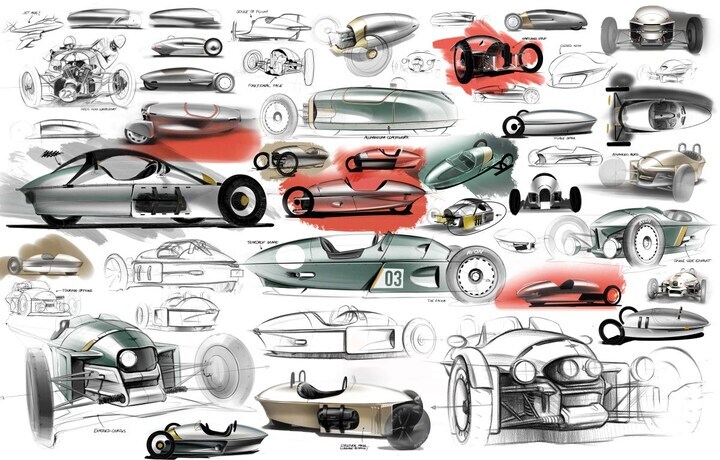 Morgan teaser Three Wheeler
