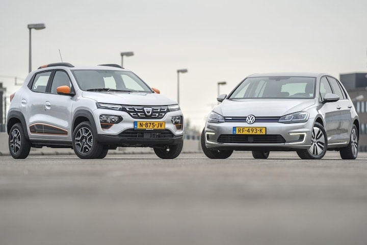 Dacia Spring vs. Volkswagen e-Golf