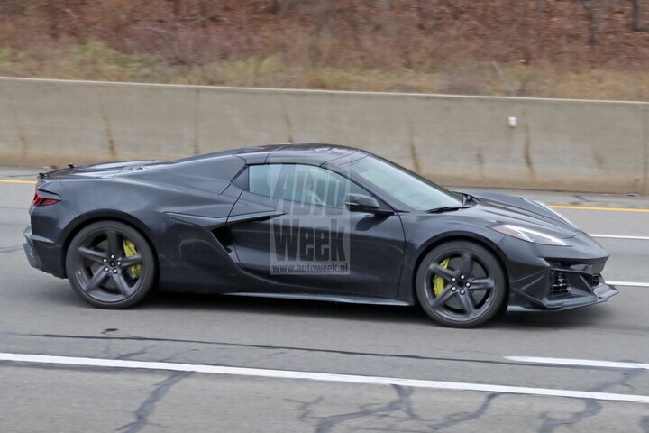 Chevrolet Corvette E-Ray hybride spyshots