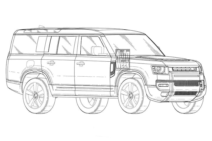 Land Rover Defender 130 Patent