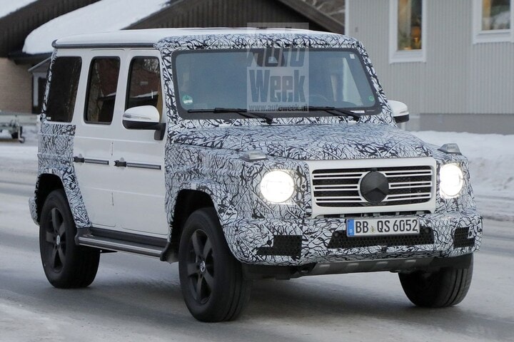 Mercedes-Benz G-klasse spyshots