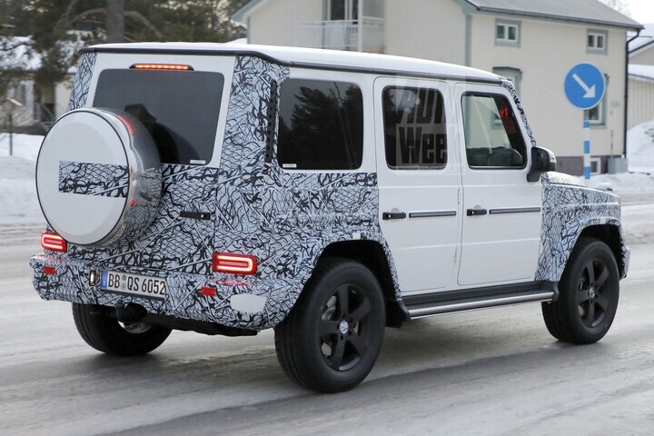 Mercedes-Benz G-klasse spyshots
