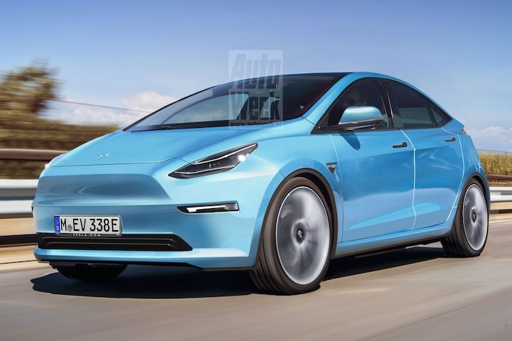 Tesla Model 2 illustratie
