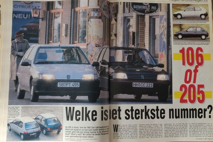 Peugeot 106 vs. Peugeot 205