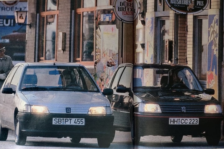 Peugeot 106 vs. Peugeot 205