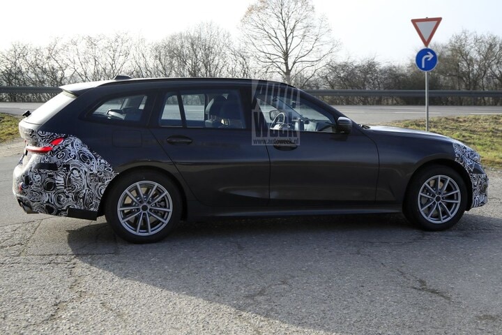 BMW 3-serie facelift spyshots