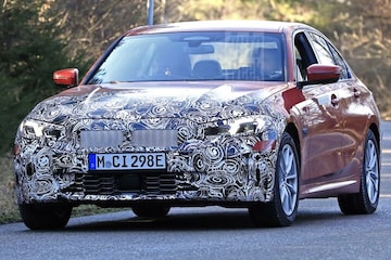 BMW 3-serie facelift spyshots