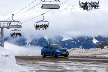 Wintersport winterbanden sneeuw nissan qashqai