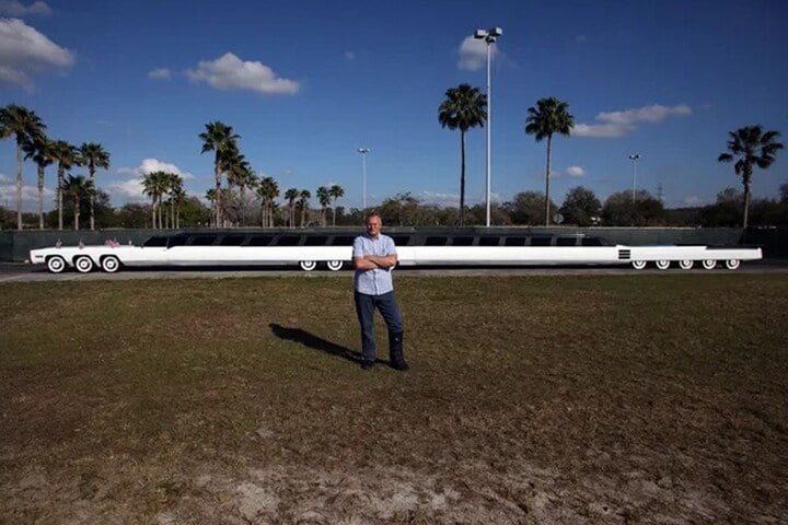 Langste auto ter wereld Cadillac Eldorado