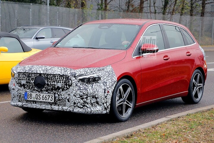 Spyshots Mercedes-Benz B-klasse