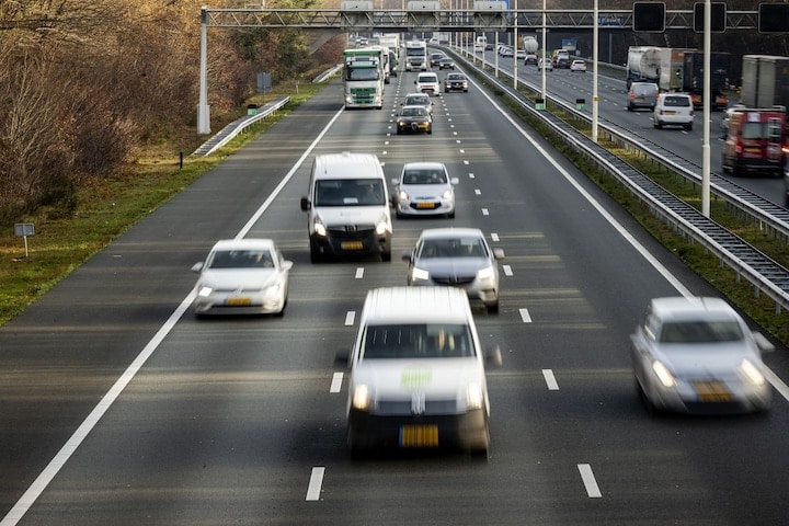 Snelweg, snelwegen, verkeer (ANP)