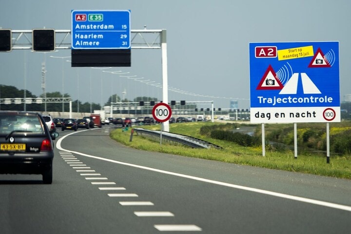 Trajectcontrole snelweg A2 (ANP)