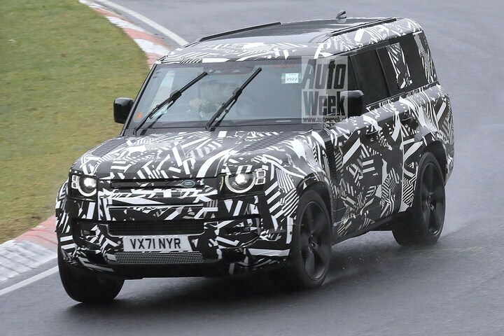 Spyshots Land Rover Defender 130