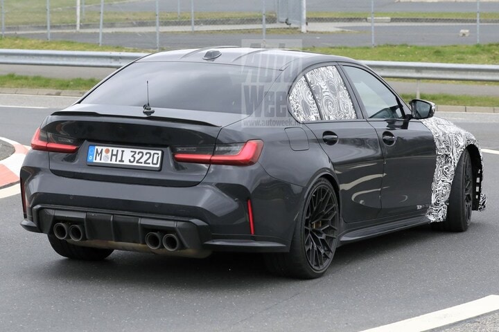 BMW M3 'CSL' Spyshots