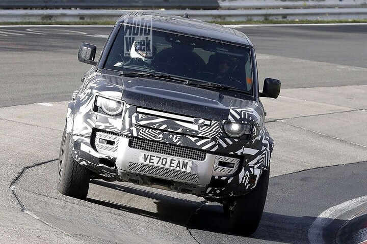 Spyshots Land Rover Defender