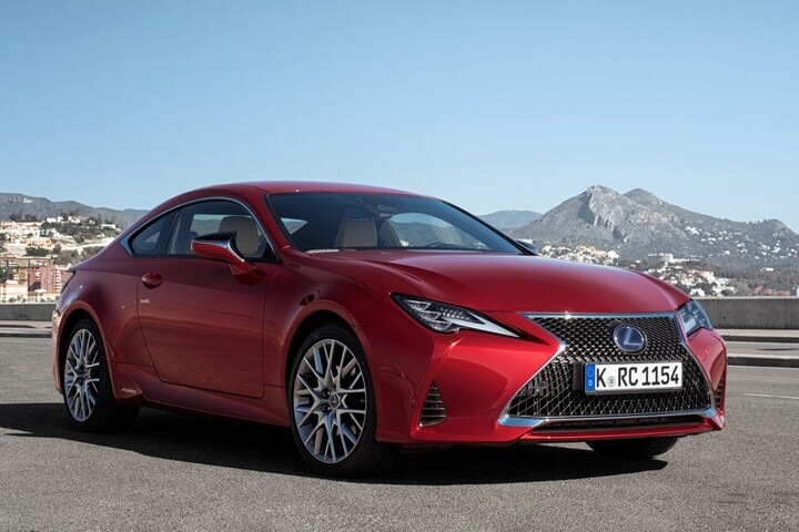 Lexus RC facelift friday