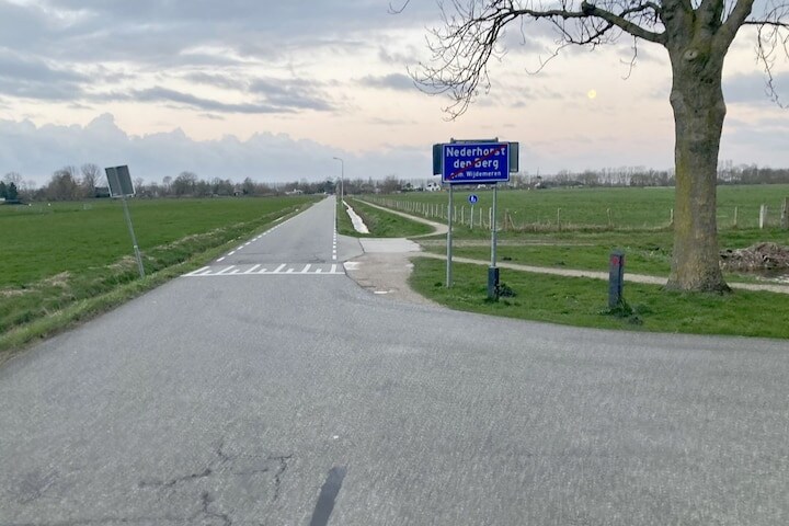 Nederhorst den Berg, Torenweg einde bebouwde kom